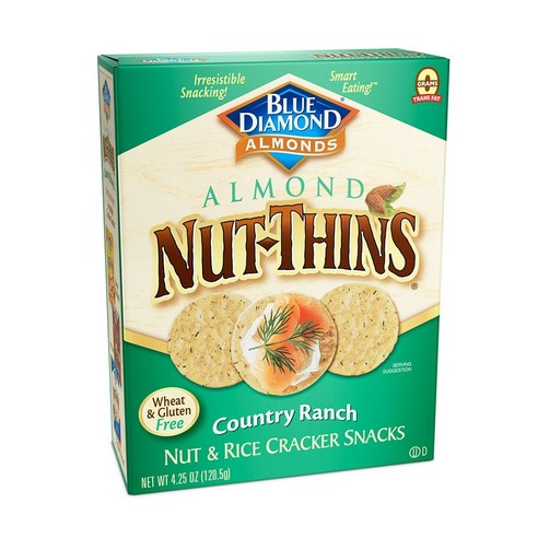 Blue Diamond 아몬드 넛-씬즈 크래커, 120.5g, 1개, Country Ranch