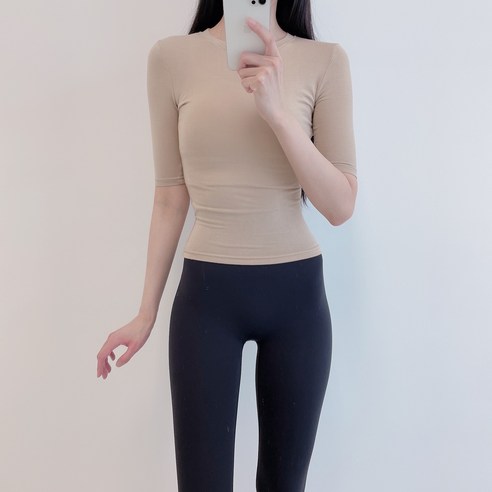 보미 필라테스복 요가복 필라테스 상의 옷 커버업 운동복 탑 요가 긴팔 반팔 랩 크롭 복장