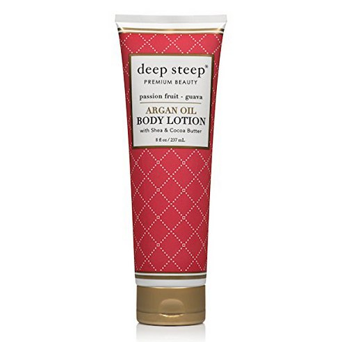 Deep Steep 아르간 오일 바디 로션, 237ml, 1개, Passion Fruit Guava