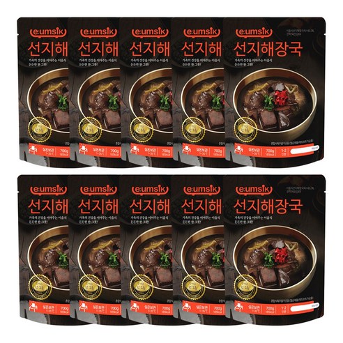 청우식품 이음식 선지해장국 x 10개