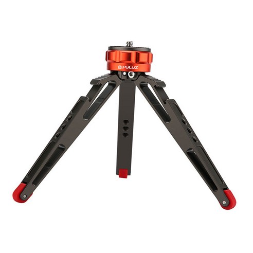 라이브 스트림 메이크업 Vlogging 라이브를 위한 스탠드 디지털 카메라 폰 삼각대, 16.5x4.5cm., 검은 색, 알루미늄 합금