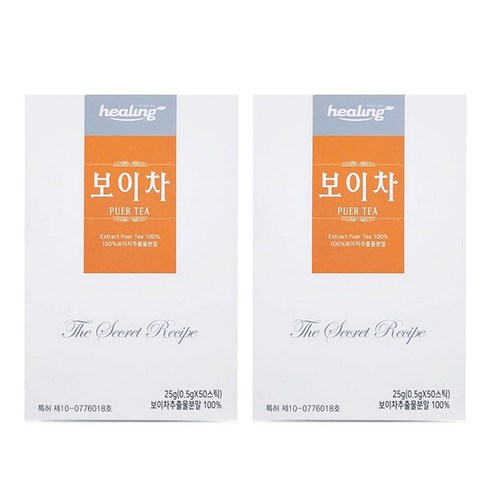 발효보이차추출물분말50포x2박스, 2개, 50개