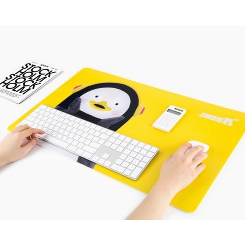 아이콘스 펭수 데스크매트 책상 매트 테이블 키보드 마우스 패드 깔판