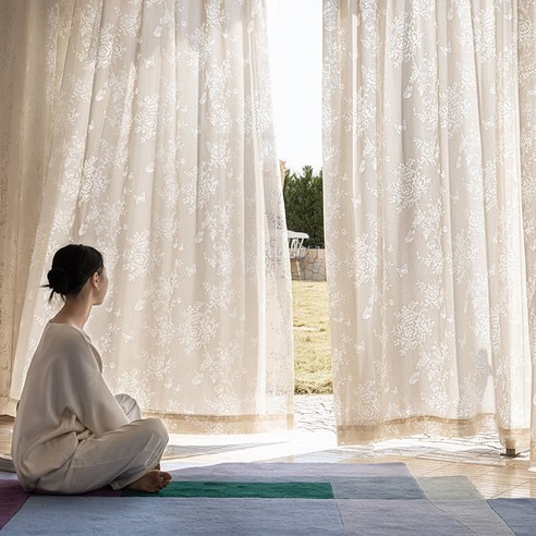 우아한 감성으로 당신의 공간을 특별하게, 홈키안 프렌치 엘레강스 쉬폰커튼
