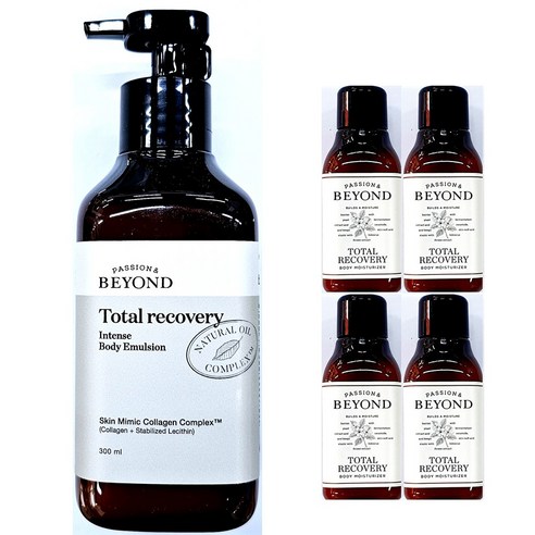 비욘드 토탈 리커버리 인텐스 바디 에멀전 300ml + 바디 모이스처라이저 60ml X 4개 / 바디 로션, 1개
