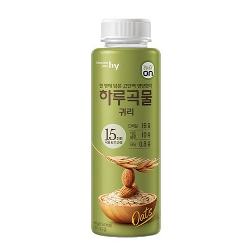 HY 한국야쿠르트 잇츠온 하루곡물 귀리 40g
