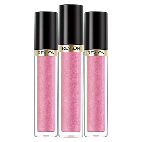 레브론 수퍼 러스트러스 립 글로스 3.8ml, Pinkissimo, 3개