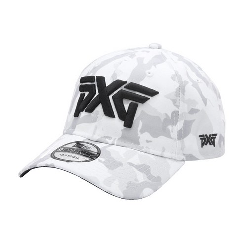 PXG 골프모자 뉴에라 페어웨이 카모 920 캡 화이트, 카모화이트