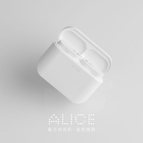 앨리스 ALICE 무선 이어폰 TWS 블루투스 ULC, 앨리스 화이트