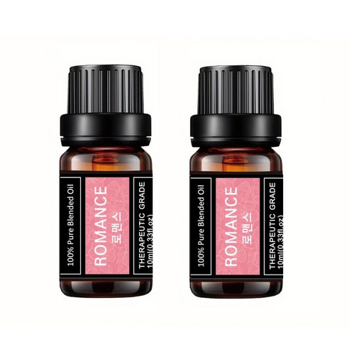 레노포프 시너지 블랜딩 천연 에센셜 오일, 로맨스(사랑), 2개, 10ml