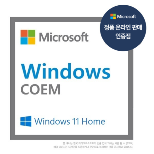 윈도우 11 홈 64bit DSP 한글 설치 제품키, windows 11 home dsp