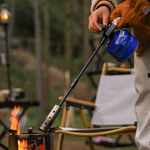 안전하고 편리하게 불멍을 즐기는 서준 3단 분리 캠핑 롱토치