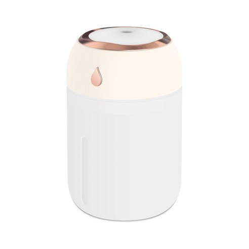 새로운 워터 드롭 다채로운 컵 가습기 데스크탑 홈 자동차 usb 휴대용 공기 분무기 대신, 하얀색