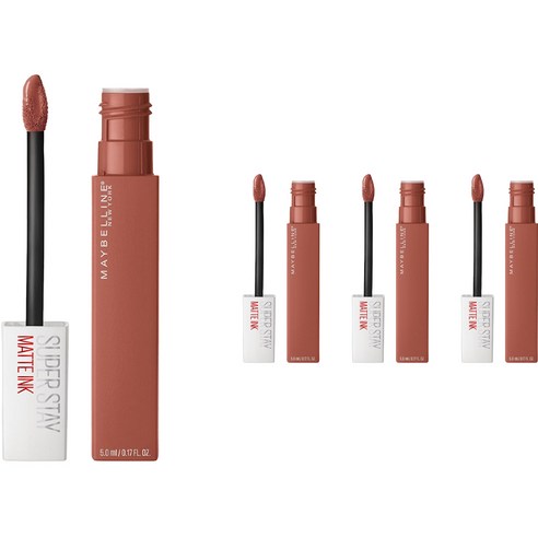메이블린 뉴욕 슈퍼 스테이 립 잉크 5ml, 070 Amazonian, 4개