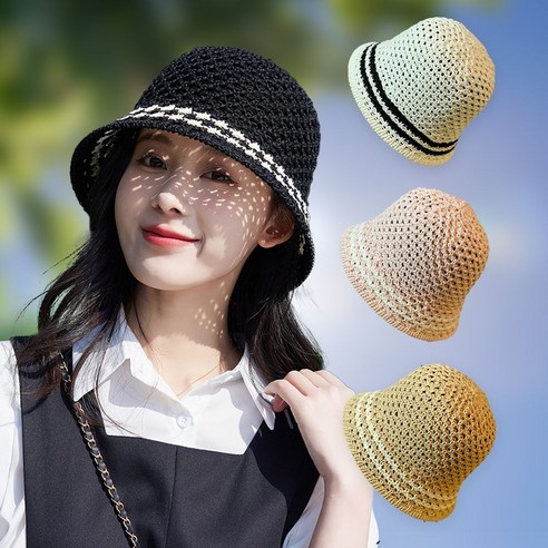 돔햇 여름니트모자 여자벙거지 캠핑 중년여성모자 린넨버킷햇 밭일모자 볼캡 동대문모자버킷햇 깊은 농사모자 sam*1813Sn
