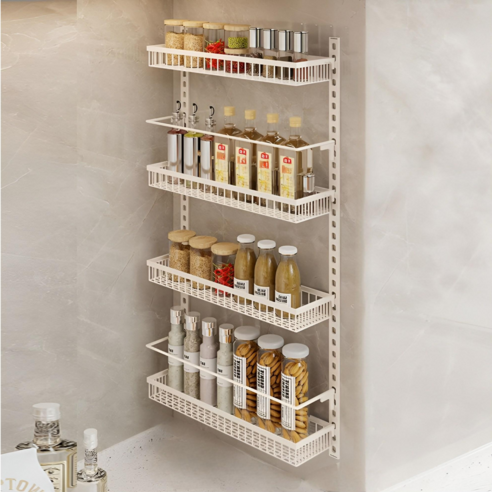 좁은 공간, 답답한 수납? GOOD HOME 무타공 문걸이 수납선반으로 해결! 문뒤수납