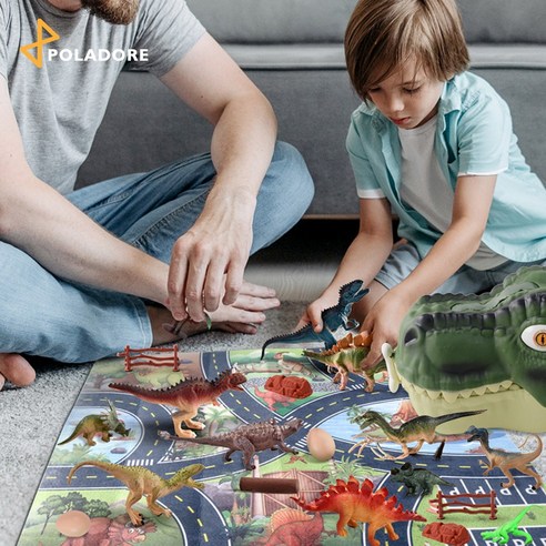 폴라도레 46종 공룡 피규어 세트: 정리 고민 해결과 함께 아이의 상상력을 키워주세요!