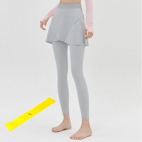 SKW 요가 필라테스 치마레깅스 레깅스 헬스밴드