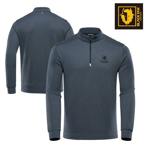 블랙야크 티셔츠 겨울 남성 기능성 집업 폴로 기모 티셔츠