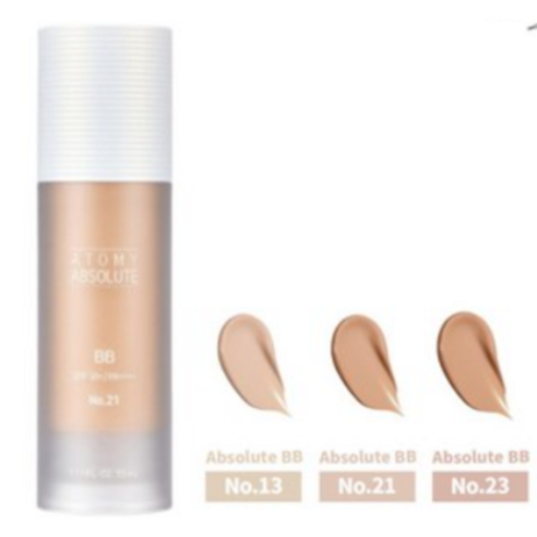 애터미 자외선차단 미백 주름기능성 앱솔루트 비비 SPF50+/PA++++(33ml) 묻어나지않는 오래지속 촉촉한 비비, 1개, 13호