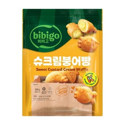 CJ 비비고 슈크림 붕어빵, 300g, 56개