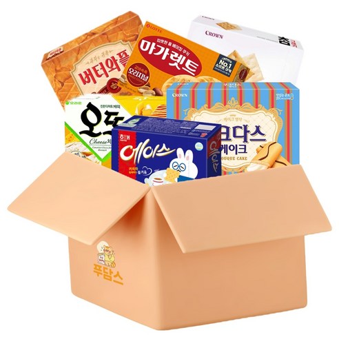 향긋한 커피와 완벽한 조화, 푸담스 비스킷 세트