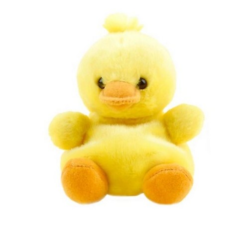 오로라월드 팜팔스 동물 인형 애착 귀여운 내손안에 미니펫, 1개, 아기 오리, 13cm