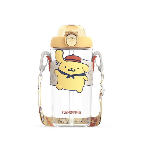 산리오 갤럭시 물통 520ml 5종 쿠로미 마이멜로디 시나모롤 포차코 폼폼푸린 [국내 당일출고], 1개