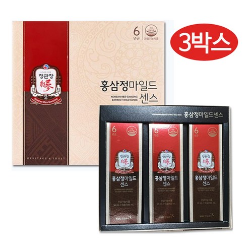 정관장 홍삼정마일드 센스, 300ml, 3개