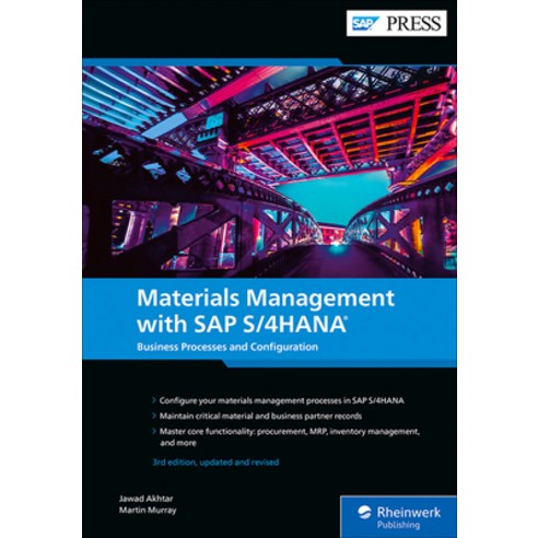 (영문도서) Materials Management with SAP S/4hana: Business Processes and Configuration Hardcover, SAP Press, English, 9781493225385