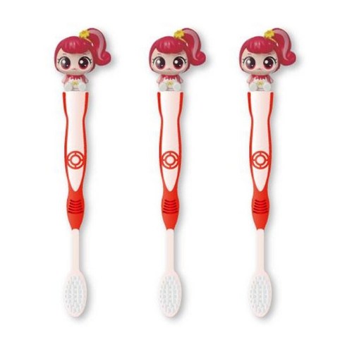 캐치티니핑 피규어 칫솔, 1개입, 3개, 나나핑