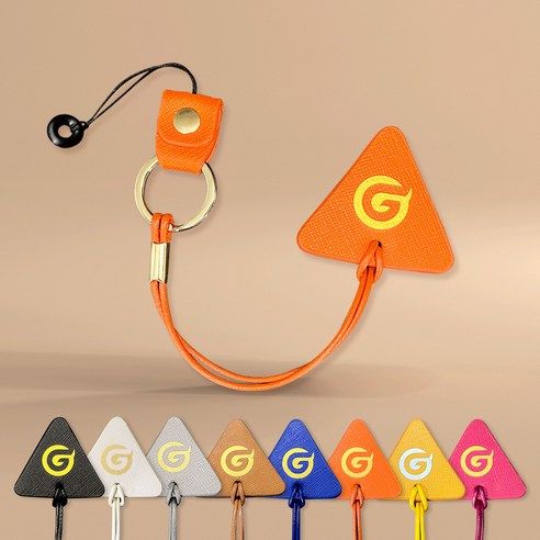 그리피스 골프 티걸이 티꽂이 천연가죽 자석 골프티걸이 선물용, 타이거 오렌지 포켓몬야광키퍼링 Best Top5