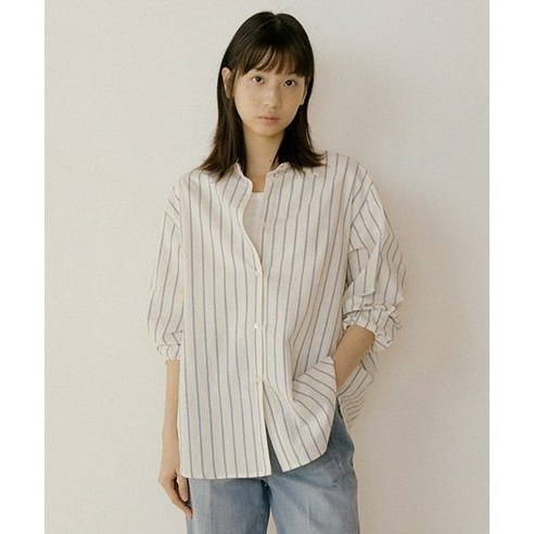 링서울 셔츠 stripe poplin shirt-cream TC181643