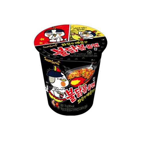   삼양 불닭볶음면 소컵 70g, 6개