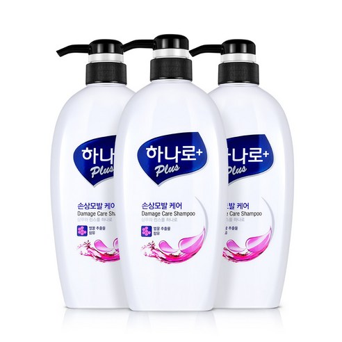 애경 하나로 플러스 샴푸 샴푸린스겸용, 680ml, 3개