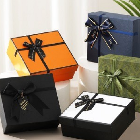 리빙아울렛 선물 상자, 1개, 오렌지