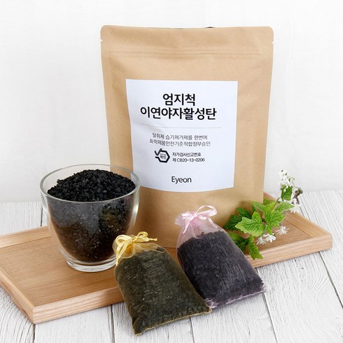 습기제거 탈취제 환경부인증 이연 야자활성탄 1kg/3kg/5kg, 5kg, 1개