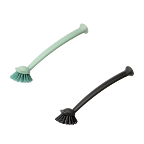 이케아 린니그 청소 세척솔 식기 세척 브러쉬 29cm 그린 블랙, 2개