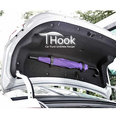 티후크 차량용 트렁크 우산걸이 2p 세트, 1세트