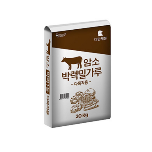 대한제분 곰표 암소 박력 밀가루 20kg, 2개