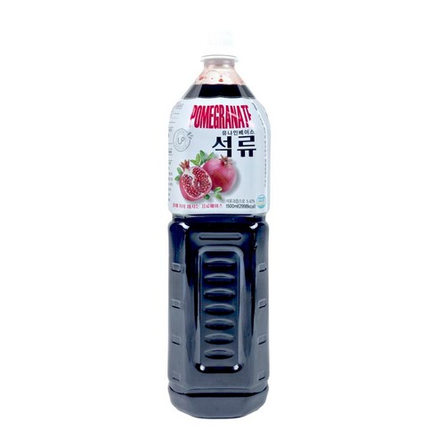 해썹유나인 석류청 1.5리터x1병 쥬스음료베이스, 1.5L