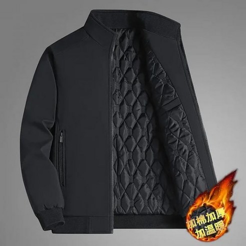 남성용 양털 두꺼운 재킷 따뜻한 바람막이 모피 칼라 코트 남성 브랜드 패션 겨울 램 울 파카 8XL 202
