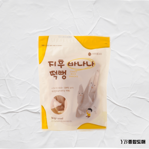 지후바나나떡뻥 아이간식 30g, 30g 5개, 5개