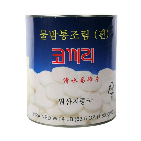 명진 물밤통조림(편) 워터체스트넛 2.85kg, 1개