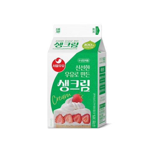 서울우유 동물성 생크림 500g