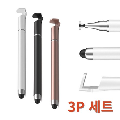 PRET 정전식 초미세 터치펜 전기종 호환, 1개, 혼합색상