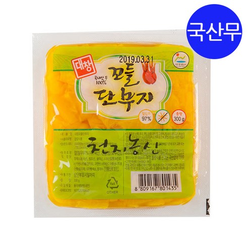 대창 꼬들단무지 300g, 1개