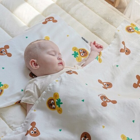 밤새 뒤척이는 아기, 꿀잠 재워줄 여름 이불 찾고 있나요? 엄마의 고민 해결! 무무슈