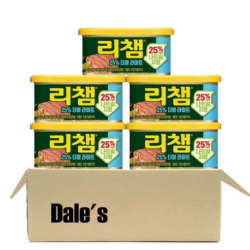 데일즈기획 동원 리챔 더블라이트, 200g, 5개