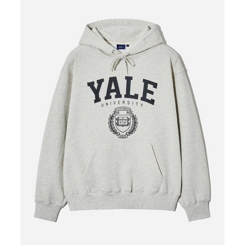 YALE EMBLEM HOODIE OATMEAL